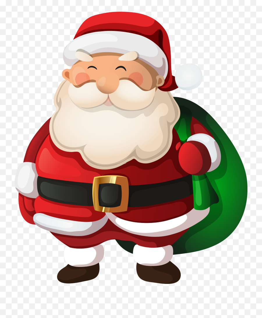 91 Santa Clip Art Images - Santa Claus Clipart Free Png Christmas Clipart Santa Emoji,Santa Hat Emoji