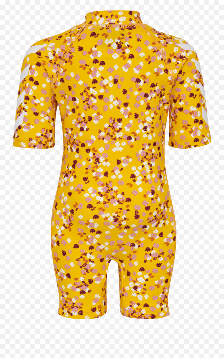 Hummel Beach Swimsuit - Golden Rod Hummelnet Short Sleeve Emoji,Emojis Onesies For Adults