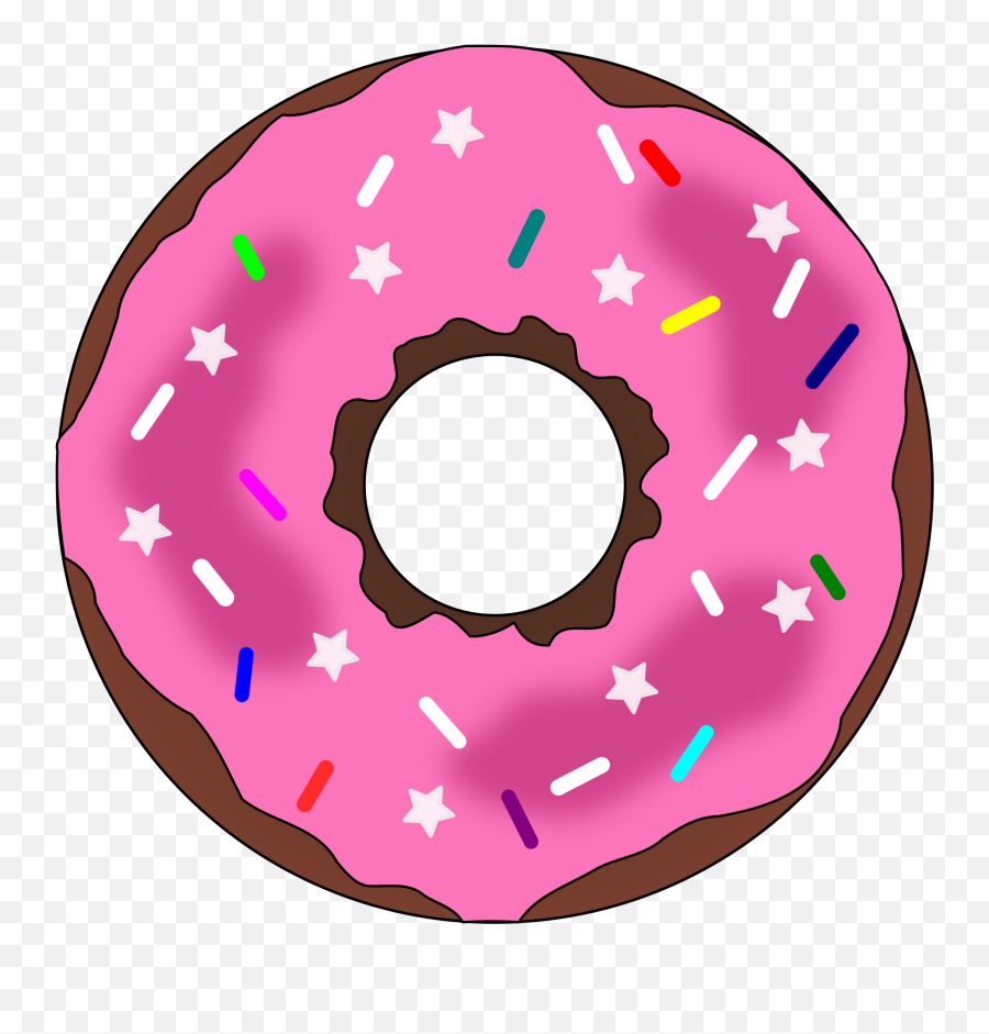 Of Donuts - Clipart Transparent Background Pink Donut Png Emoji,Basketball Donut Coffee Emoji