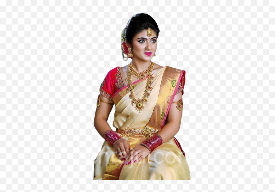 Blue Screen Natural Effect Download - Bridal Wedding Saree Collections Emoji,Saree Emoji