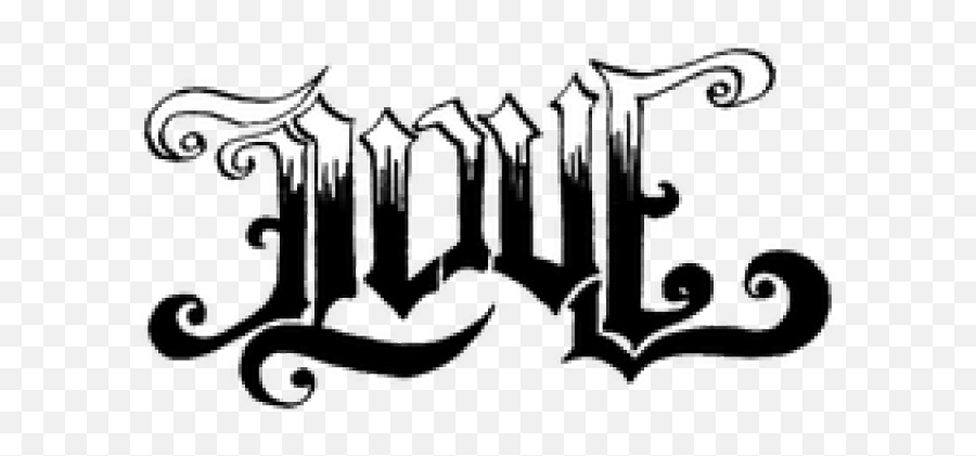 Download Love Hate Ambigram Tattoos - Full Size Png Image Love Hate Ambigram Tattoos Emoji,Emoji Tattoos