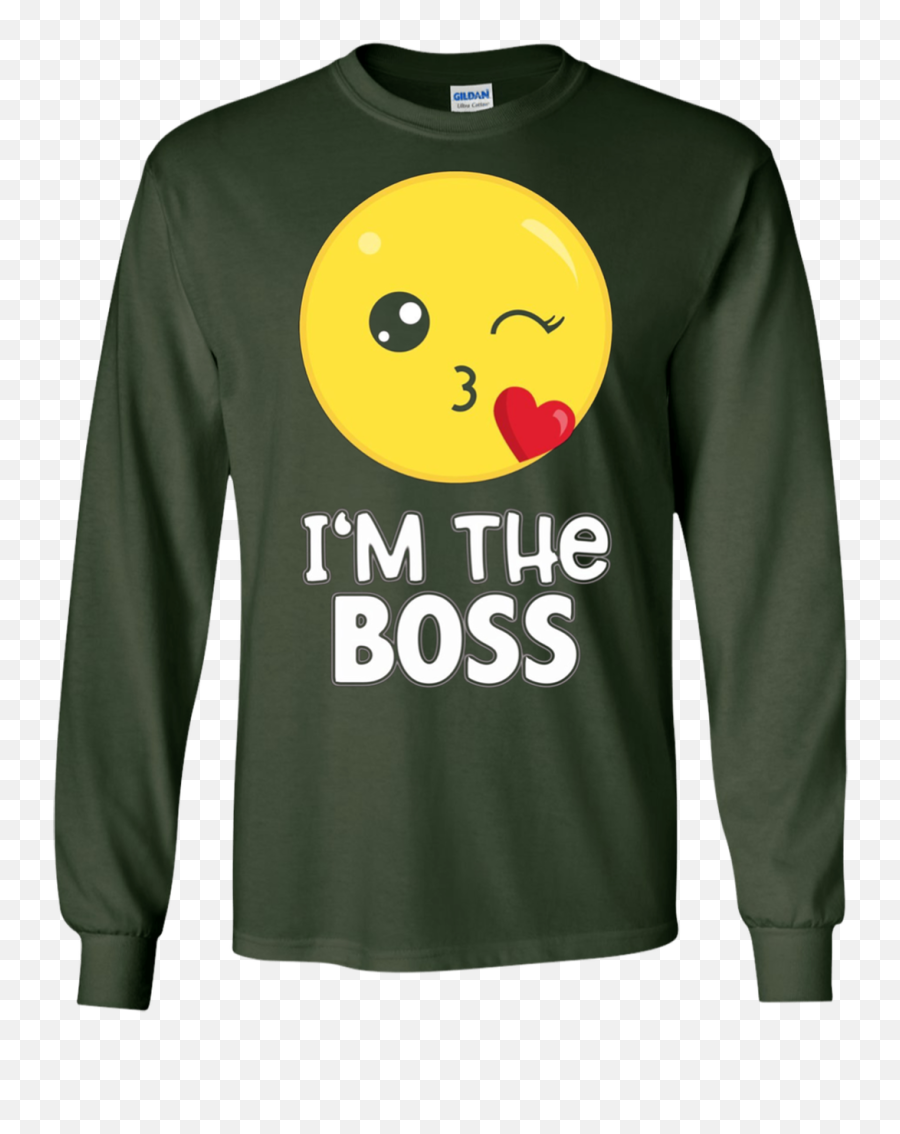 Boss Kiss Emoji T - Shirt Iu0027m The Boss Emoji Shirt Jetystore,What Is Yellow M Emoji