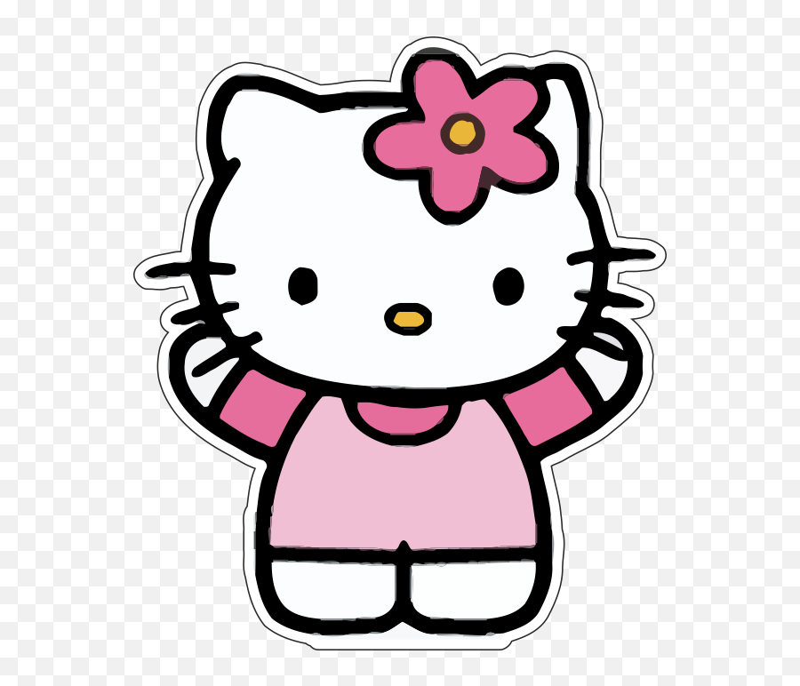 Hello Kitty - Design Png Download 800800 Free Emoji,Hello Kitty Emoticon Sticker For Fb