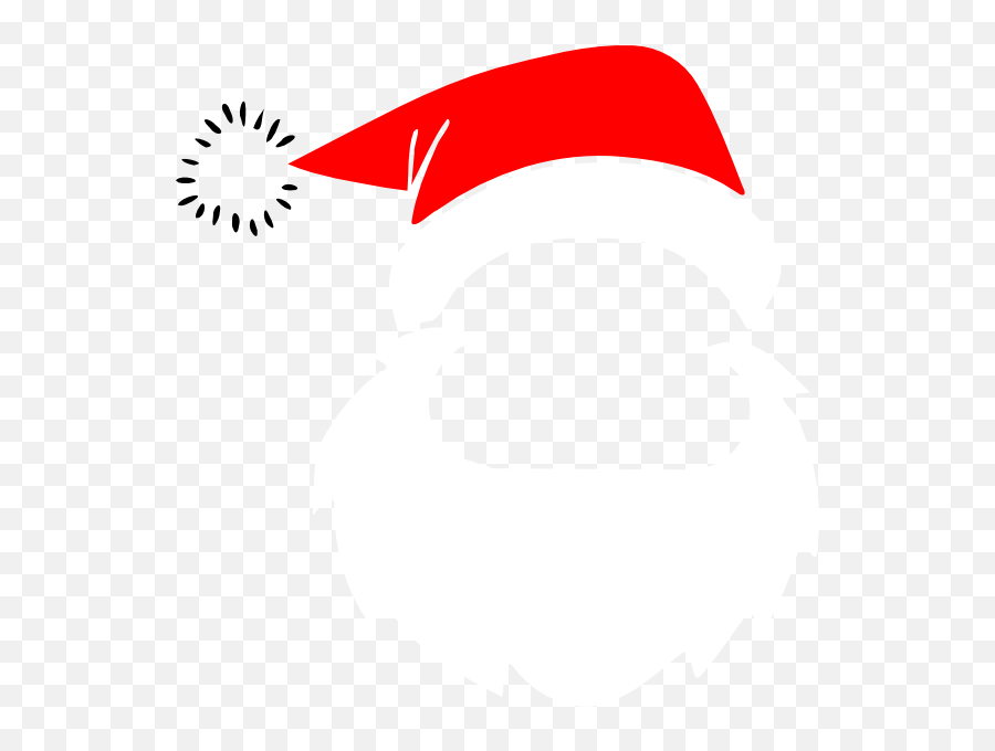 Santa Beard Clipart 3 - Clipartix Transparent Santa Beard Png Emoji,Black Santa Emoji
