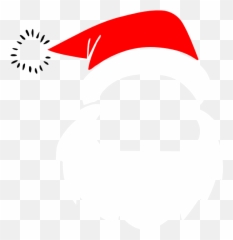 Santa Beard Clipart 3 - Clipartix Transparent Santa Beard Png Emoji,Black Santa Emoji