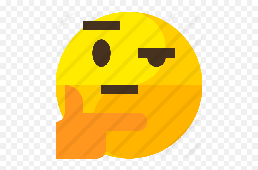 Thinking - Free People Icons Happy Emoji,Thinking Emoticon