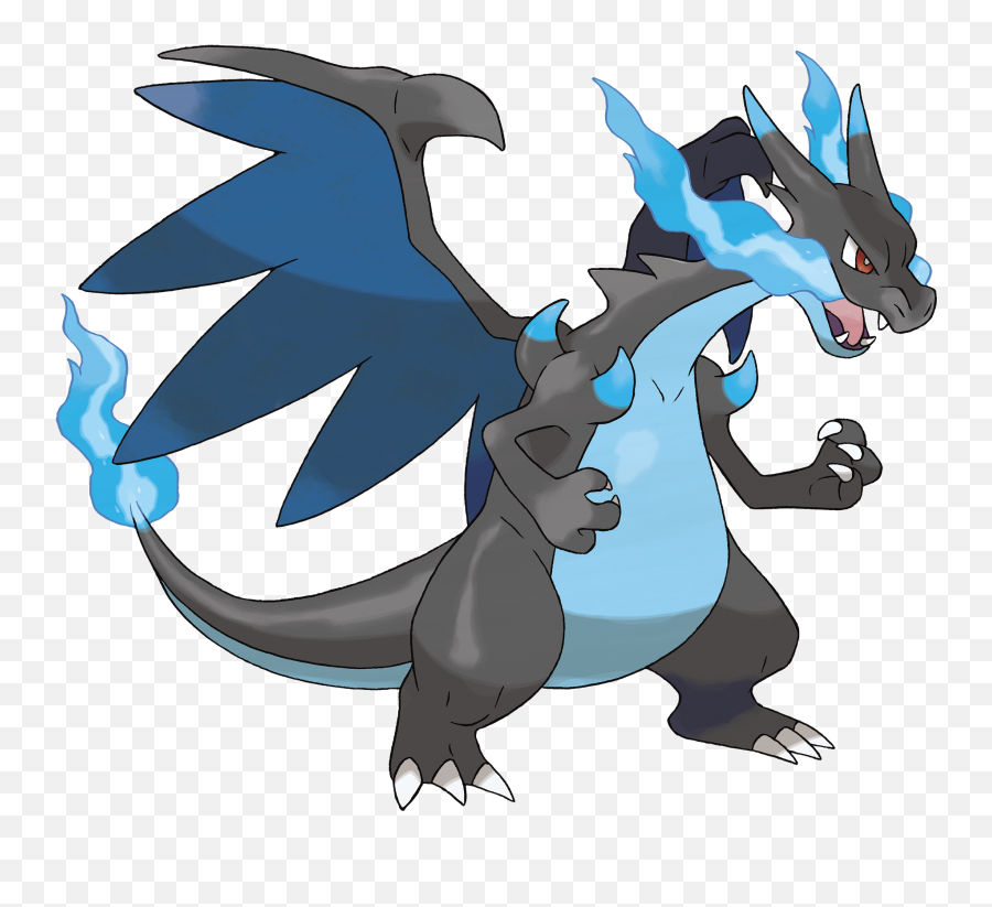 Mega Charizard X Render Lets - Mega Pokemon Emoji,Charizard Emoji