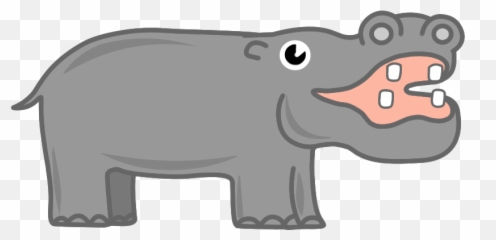 Zoo Animals - Big Emoji,Hippopotamus Emoji