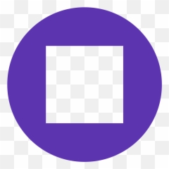 Eo Circle Deep - Stop Button Media Player Emoji,Pink Square Emoji