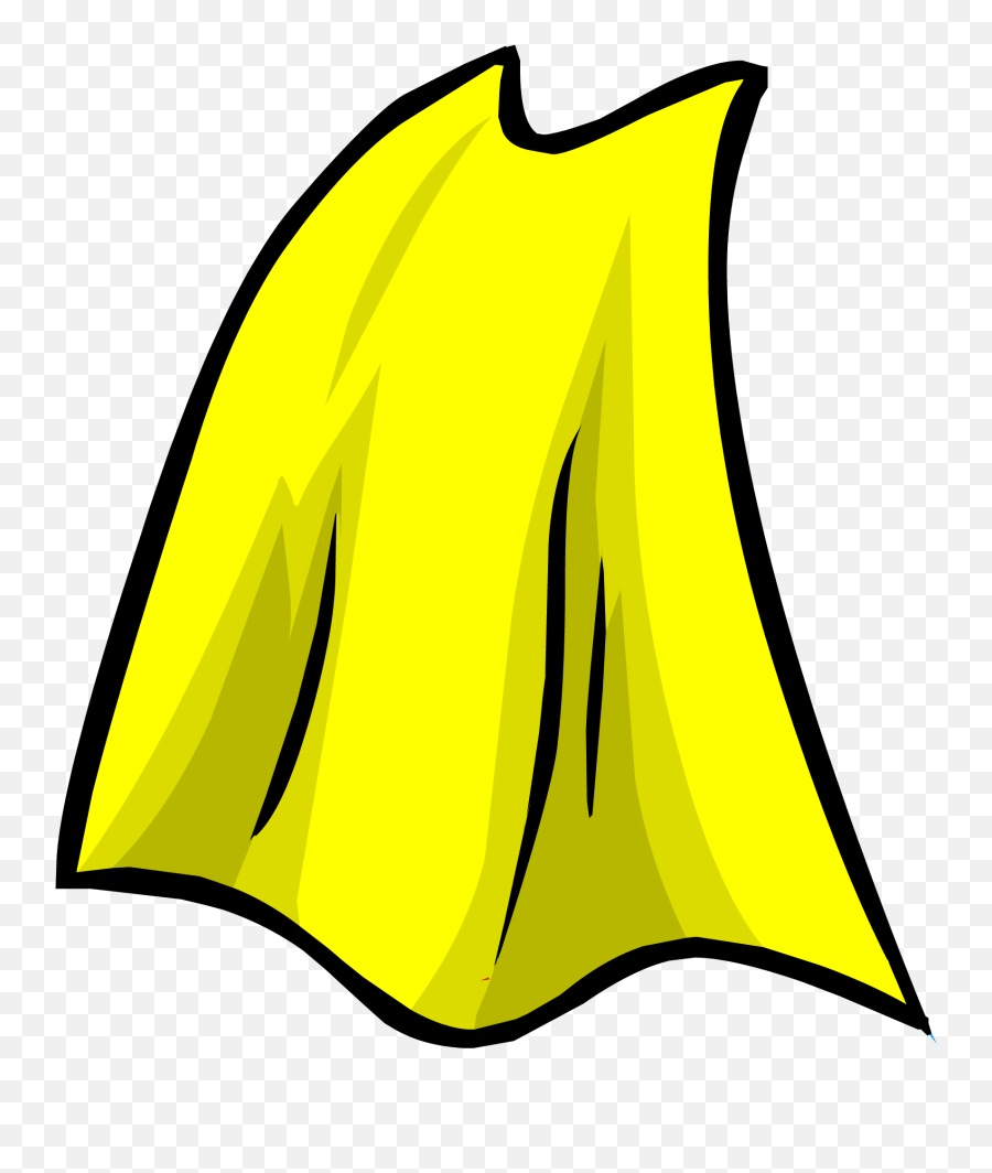 Yellow Cape - Super Hero Cape Clipart Emoji,Superhero Cape Emoji