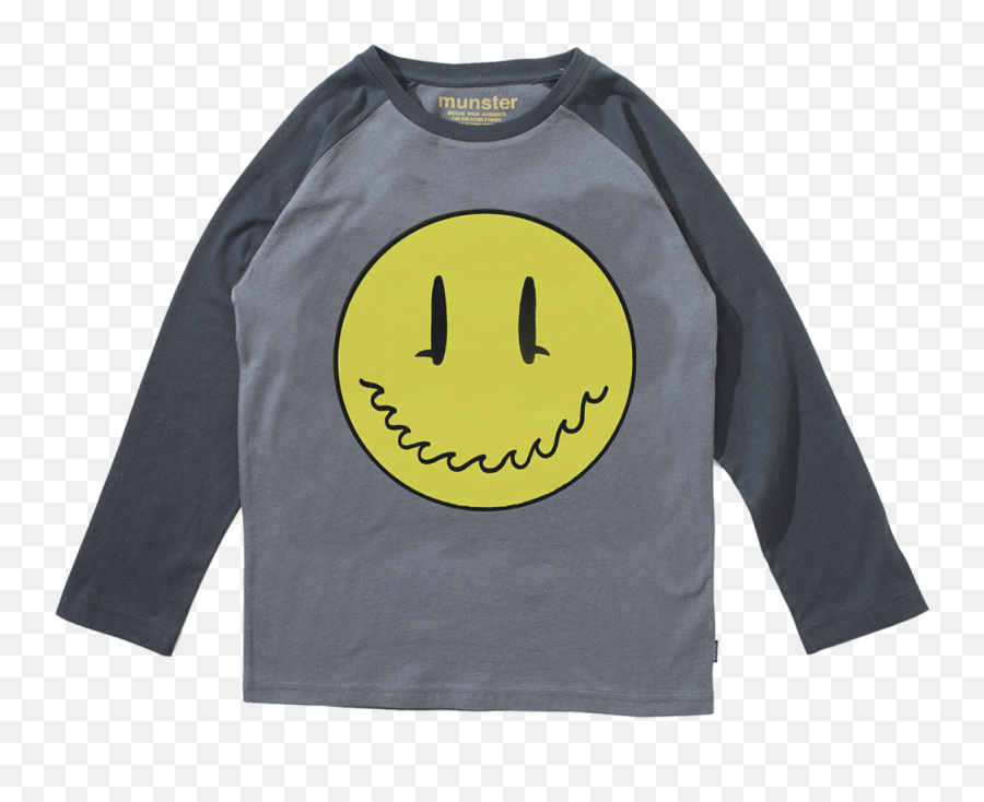 Munster Kids Smiley Tee - Orange Mayonnaise Long Sleeve Emoji,Emoticon Cushions