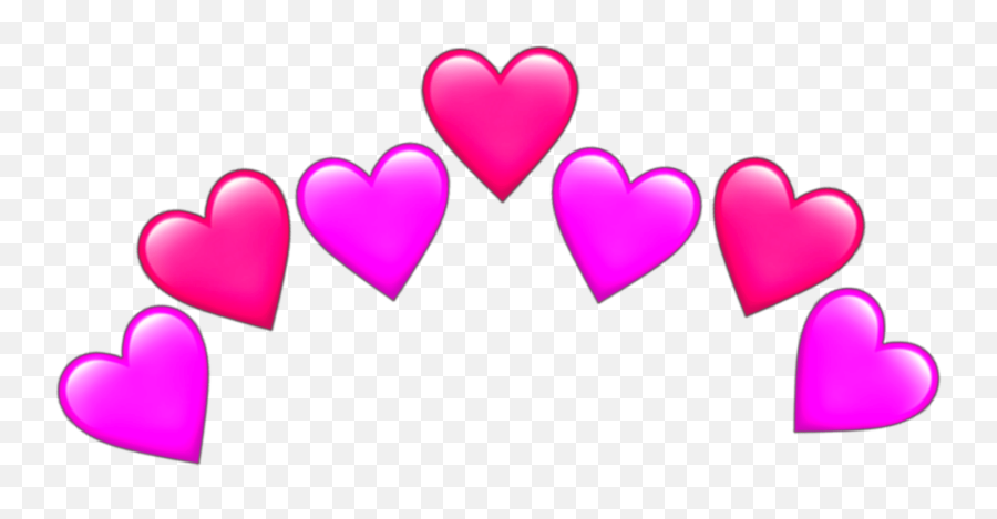 Pink Pink Hearts Heart Emoji Sticker - Line Of Heart Emoji Png,Pink Heart Emoji Png