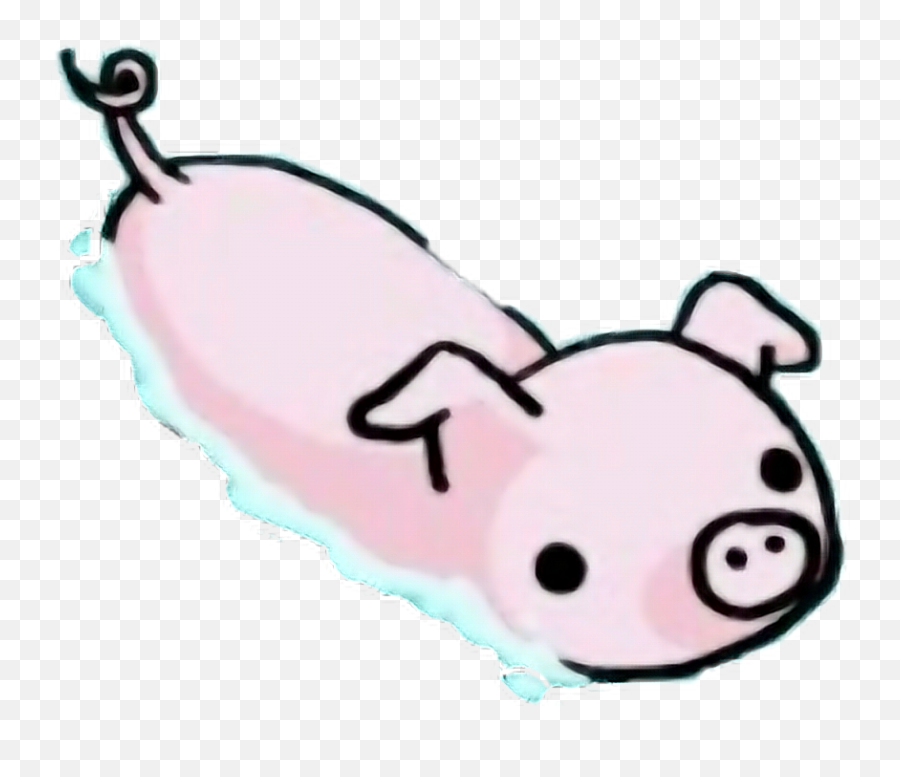 Pig Piggy Abdl Ddlg Pink Cute Adorable - Cute Cartoon Pig Swimming Pigs Cartoon Emoji,Pig Emoji Png