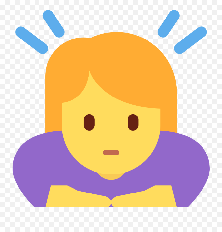 U200d Woman Bowing Emoji - What Emoji Girl Emoji Bowing Meaning,Emoji Woman Saying No