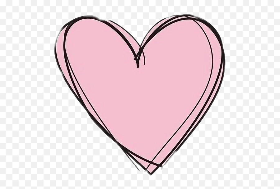 Heart Tumblr Cute Love Sticker Pink - Heart Png Emoji,Macaroons Tumblr Emojis