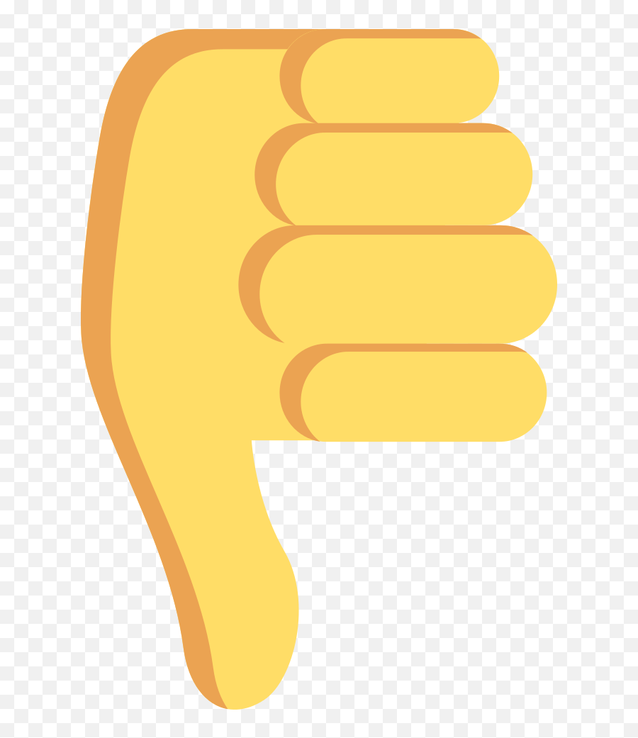 Discord Emoji Thumbs Down Transparent - Transparent Png Discord Thumbs Down,Down Emoji