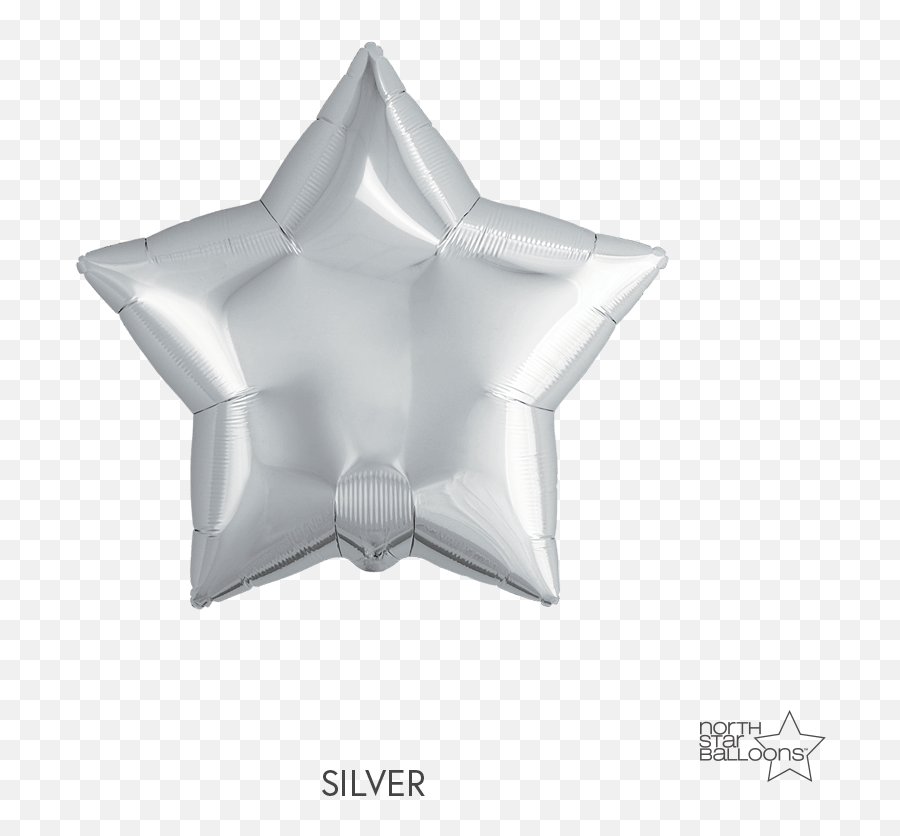 Download Deflated Balloon Png - Star Balloon Transparent Background Silver Emoji,Deflated Emoji