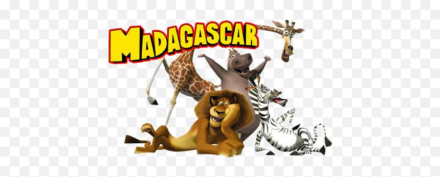 Madagascar - Cia Dos Gifs Madgascar Movie Logo Transparent Emoji,Monkey Cici Emoticon