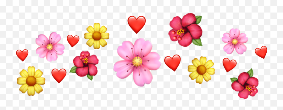 Appleemoji Appleflowercrown Sticker By Pastelsmyedit - Floral,Emoji Flower Crown