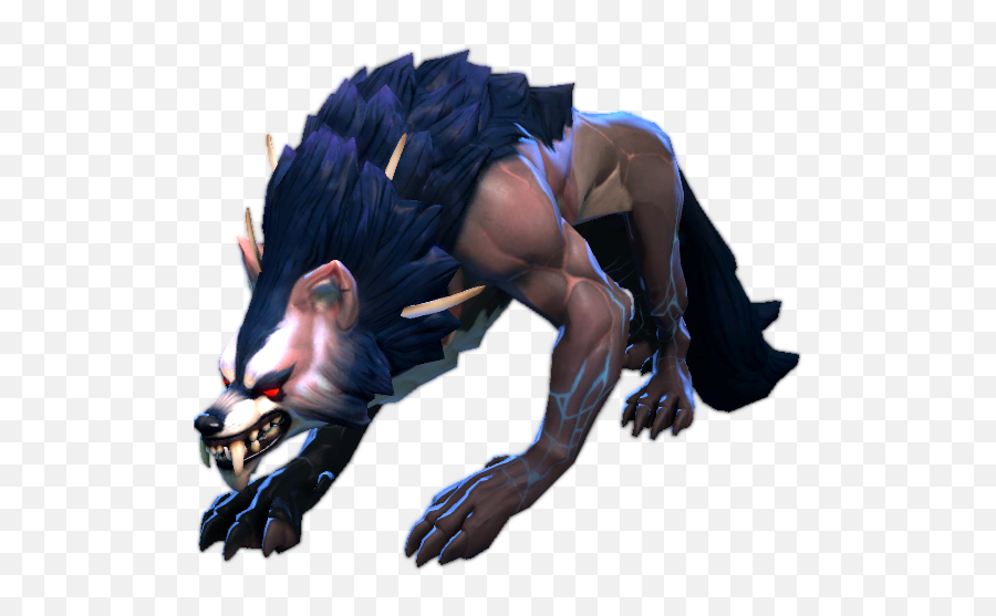 Alpha Dire Hound - Supernatural Creature Emoji,Facebook Emoticons Muscle