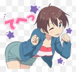 New Game 01 Whatsapp Stickers - Stickers Cloud Emoji,New Game! Anime Emojis