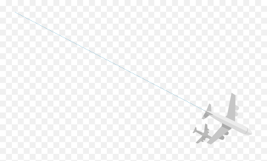 Plane With Line Png Clipart - Plane Dotted Line Png Emoji,Flag Plane Emoji