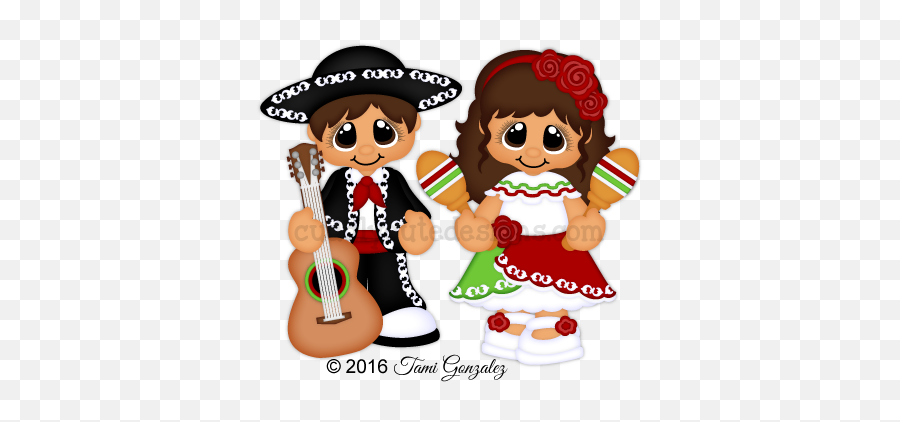 Mexican Cuties - Mexican Heritage Doll Project Ideas Emoji,Mariachi Emoticon