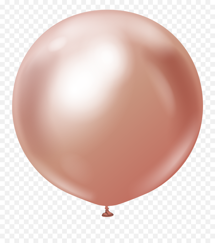 36 Kalisan Latex Balloons Mirror Rose Gold 2 Per Bag - Balloon Emoji,Discord Sp0nge Bobo Emoji