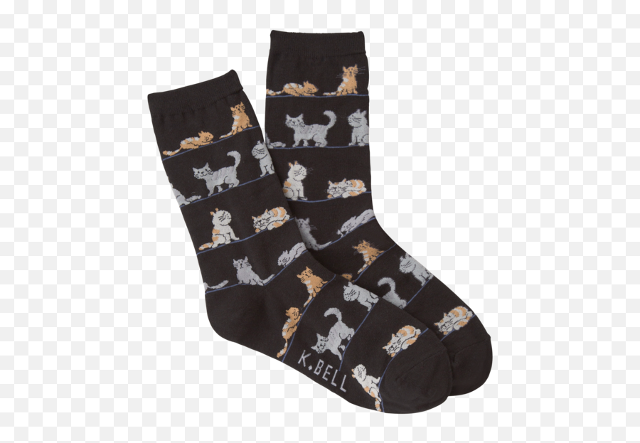 Womenu0027s Animal Socks U2013 Kbell - Unisex Emoji,Emoji Cat With Ball Of Yarn In Mouth Wagging Tail