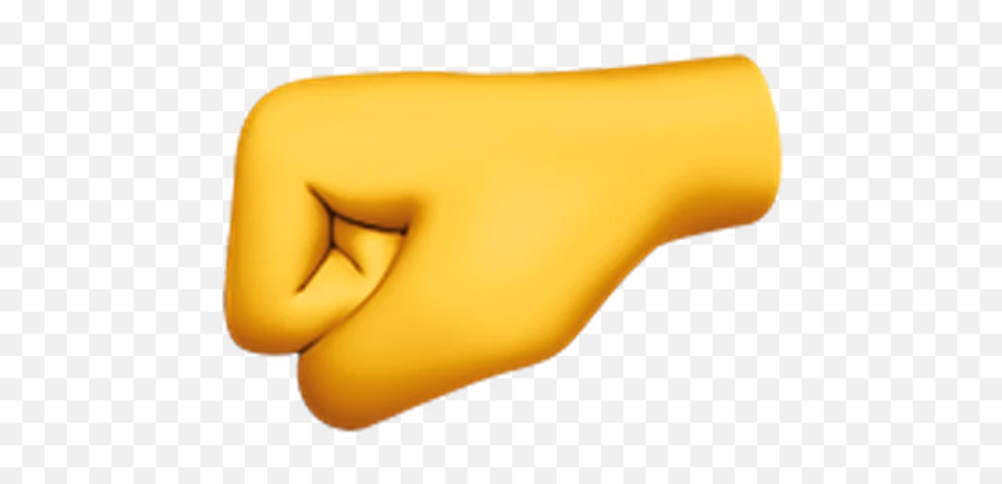 Telegram Sticker 106 From Collection Emoji - Left Facing Fist Emoji,Punching Monkey Emojis