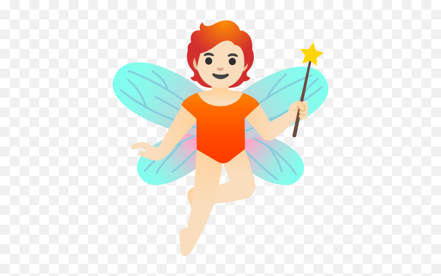 Light Skin Tone Emoji - Fata Emoji,Fairy Lights Emoji