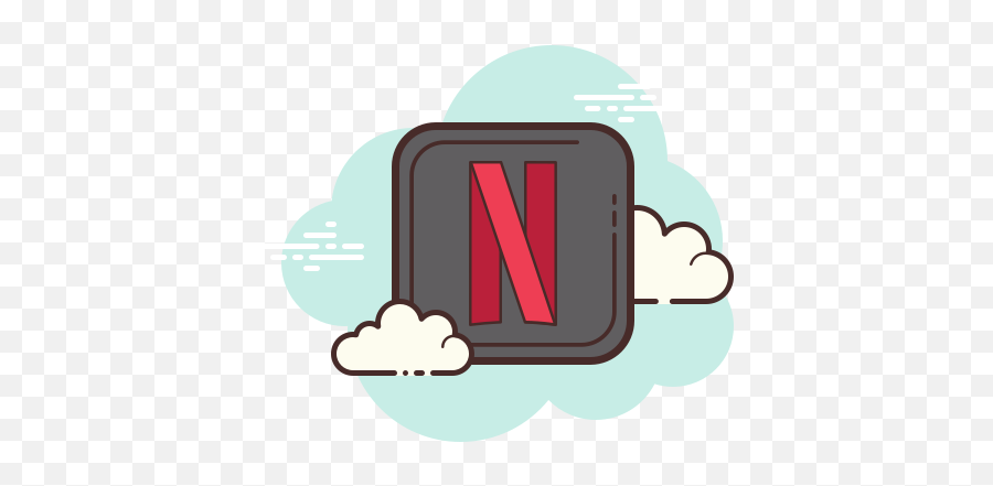Netflix Desktop App Icon In Cloud Style - Shazam Icon Cute Emoji,Clouds In Emojis For Desktop
