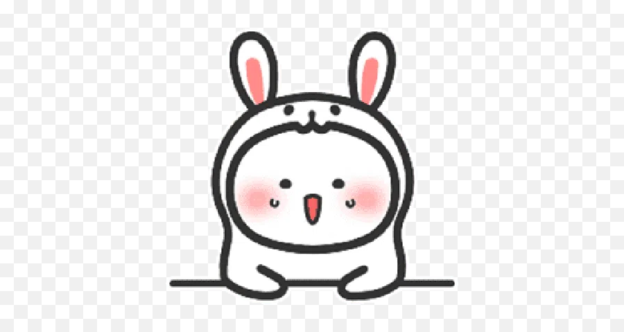 Rabbit Stickers For Whatsapp Page 2 - Dot Emoji,Crazy Rabbit Emoticons
