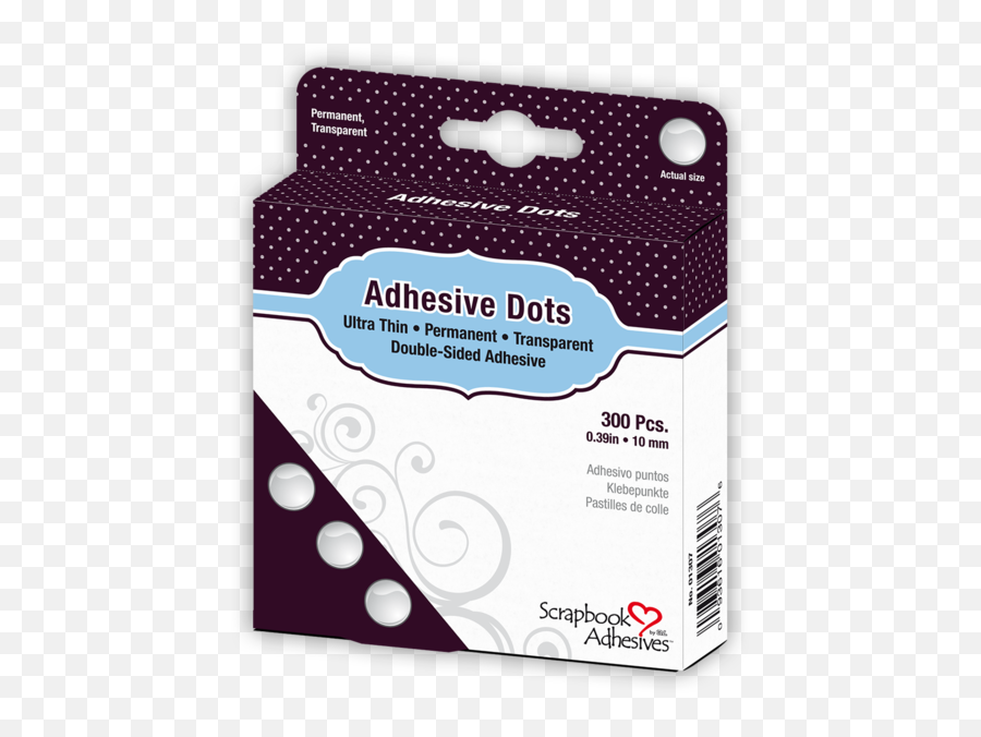 Adhesive Dots Medium Ultra Thin - Scrapbook Adhesives By 3l Emoji,Emoticon Scrapbook & Cards By Horizon Group Usa + Cd-rom