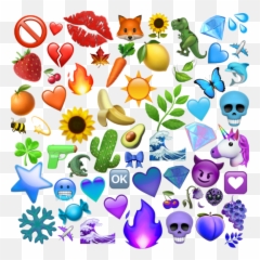Emojis Rainbow Sticker - Rainbow Emoji Background,Dead Emojis