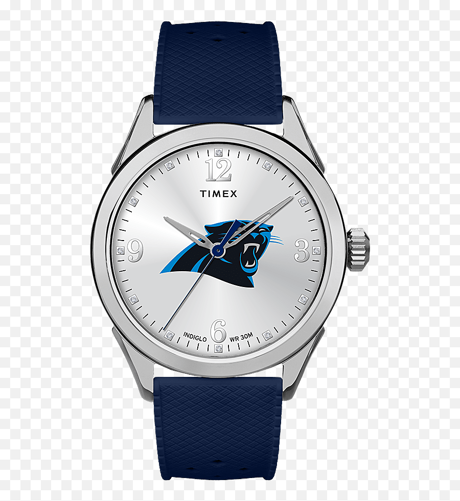 Athena Navy Carolina Panthers - Timex Us Emoji,How Do You Get Carolina Panthers Emojis For Twitter