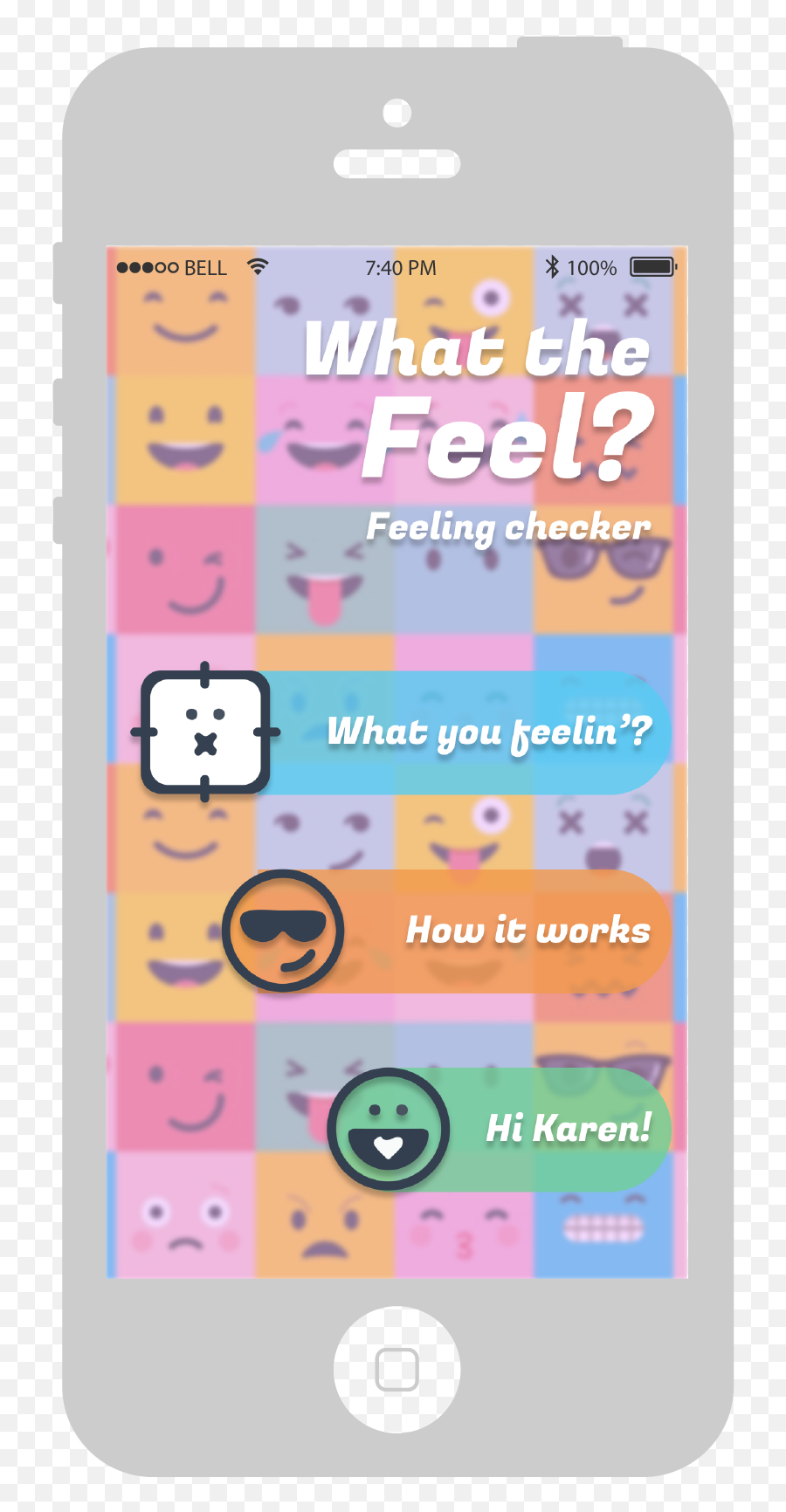 Jiyun Karen Sung Portfolio - Uiux Design Wtfeel Dot Emoji,Paul Ekman 6 Basic Emotions