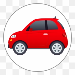 Automobile Emoji 25mm Centre Disc,Pill Emojii.