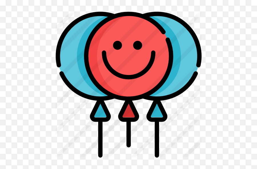 Balloons - Happy Emoji,Emoticon Balloons