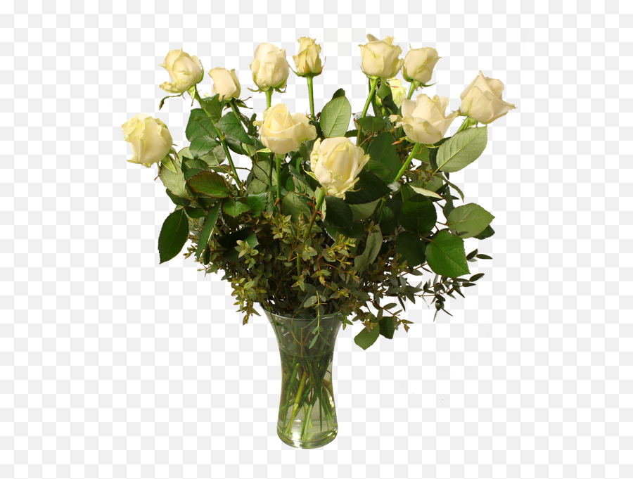 Witte Bloemen - Vase Emoji,Deep Emotion Rose Bouquet Ftd