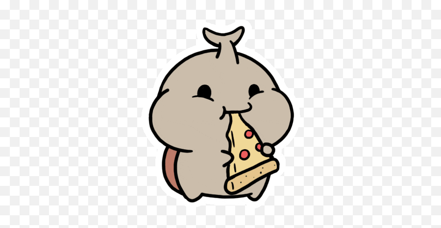 Pizza Hut Eating Sticker - Eating Stickers Emoji,Eating Emoji Gif
