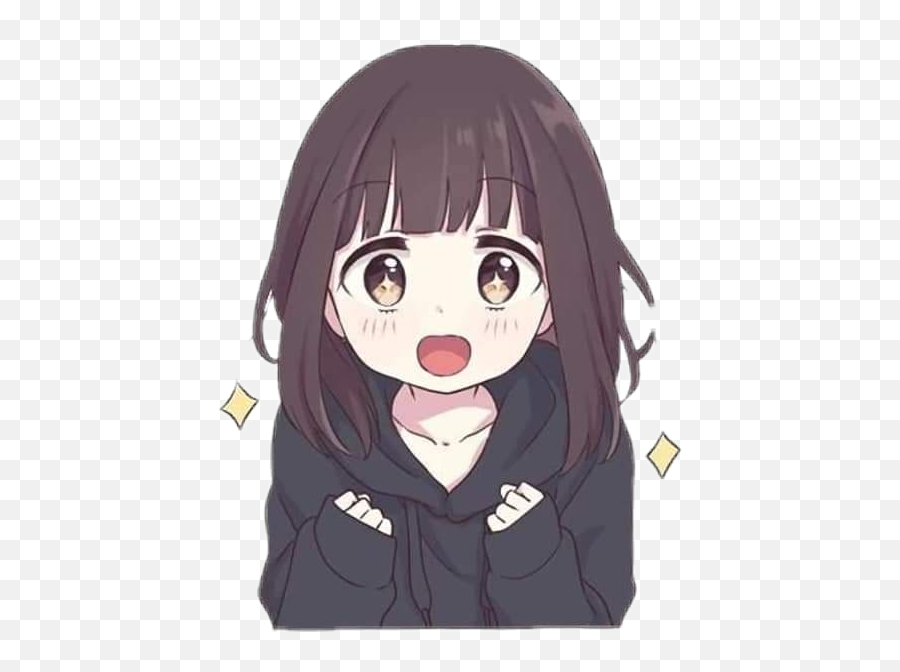 The Coolest Anime Stickers On Picsart - Cute Anime Girl For Sticker Emoji,Anime Emoji Transparent
