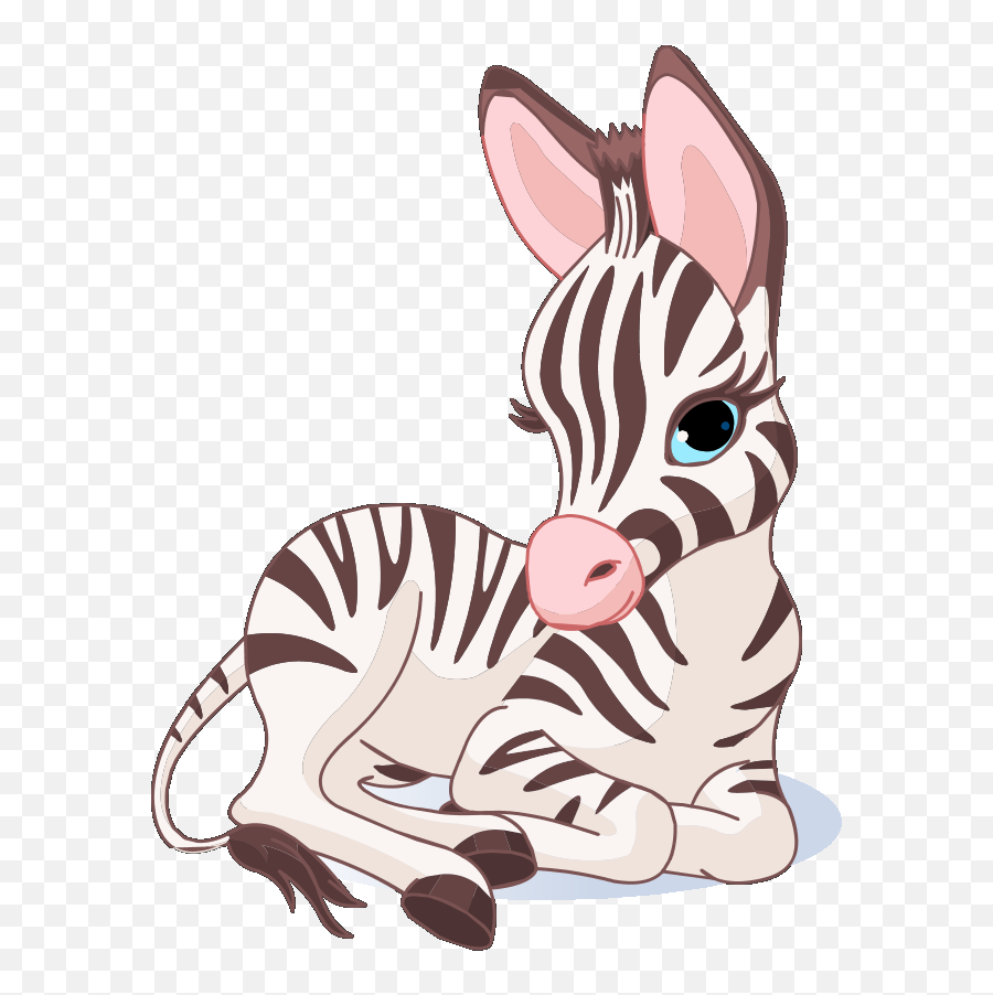 Animals Stickers U0026 Emojis By Temel Melal - Baby Zebra Clip Art,Emojis Animals