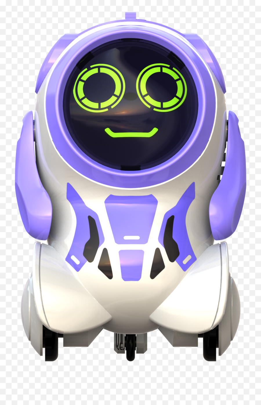 Silverlit Pokibot Round Purple - Silverlit Robot Pokibot Emoji,Power Rangers Emoticon