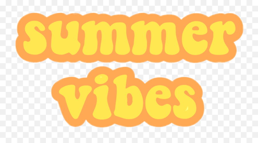 Text Summer Vibe Vibes Sticker - Summer In Bubble Letter Font Emoji,Emoji Bubble Letters