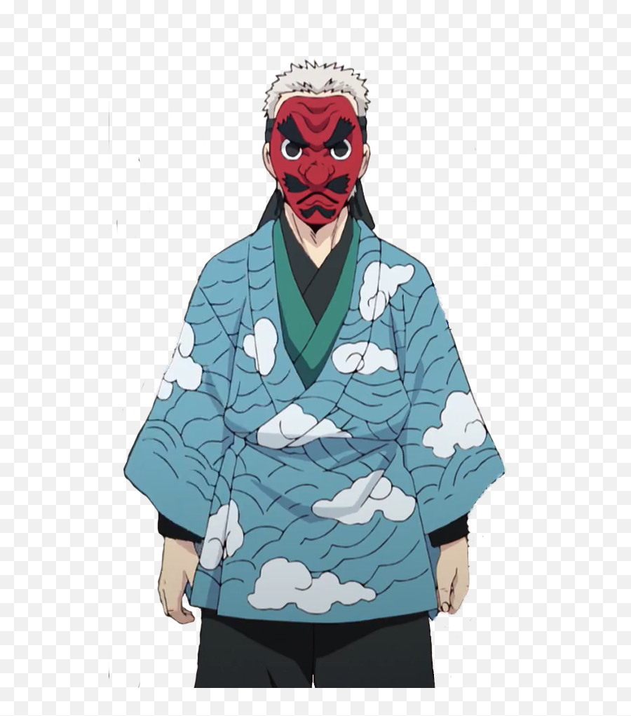 Sakonji Urokodaki Kimetsu No Yaiba Wikia Fandom - Demon Slayer Sakonji Urokodaki Emoji,Wearing A Mask To Hide Emotions