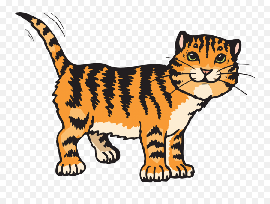 Cat Body Language Tail - Catclip Art Emoji,Kitty Ears That React To Emotion