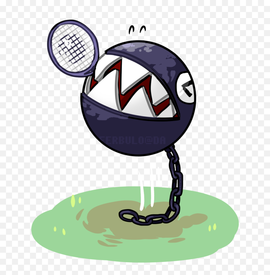 Library Of Chain Chomp Mario Banner Png Files Clipart - Mario Tennis Chain Chomp Emoji,Mario Bomb Emoticon Transparent