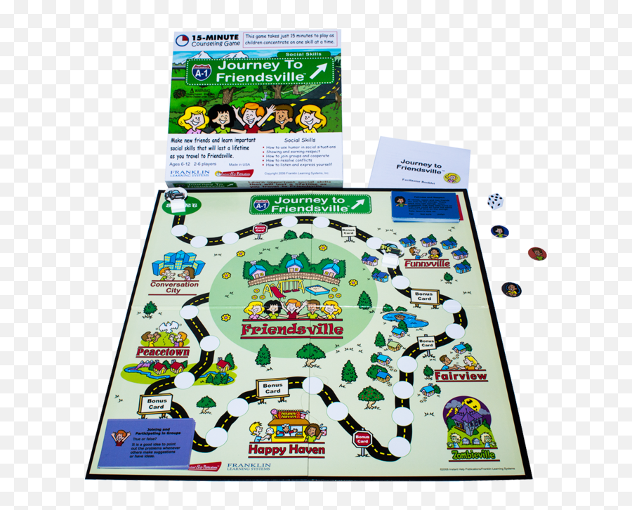 Journey To Friendsville A 15 Minute Counseling Game - Game Emoji,Totika Emotions Game