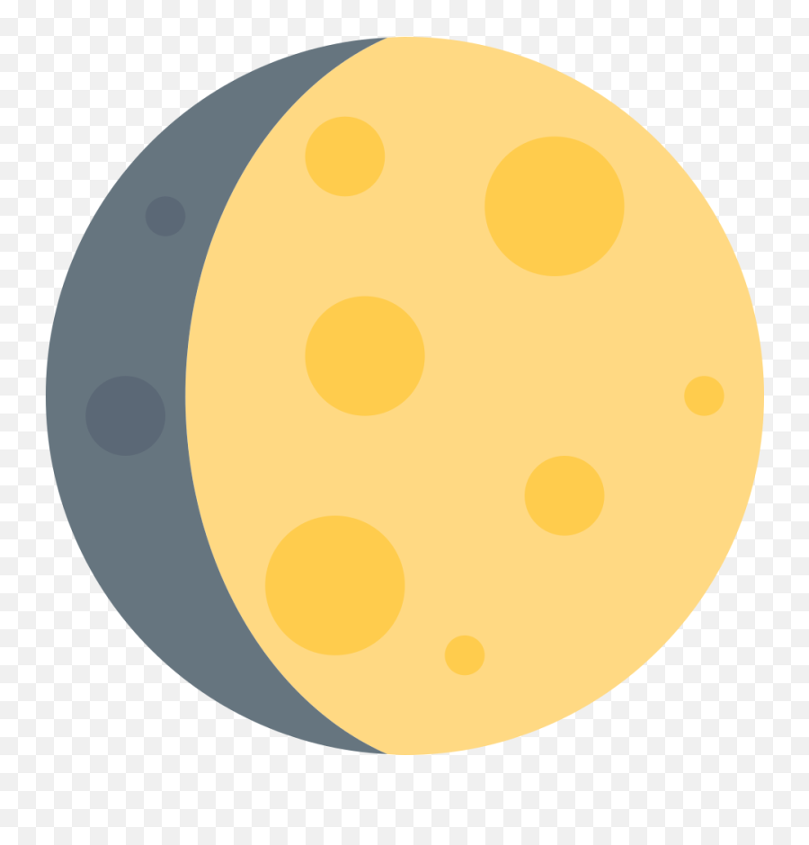 Waxing Gibbous Moon Emoji Meaning - Waning Gibbous Moon Cartoon,Moon Emoji